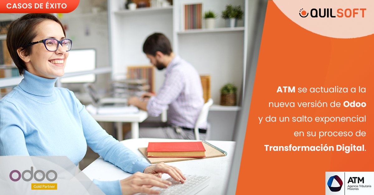 quilsoft's tweet photo. La ATM cuenta desde hace varios años con el ERP #Odoo. 

Con su nueva actualización suma muchas funcionalidades, las cuales permiten consolidar las #necesidadesDigitales de la organización, en una sola herramienta de trabajo.

#odoo #gestiondeactivos #solucionesdetecnologicas https://t.co/OrEMYP1sux