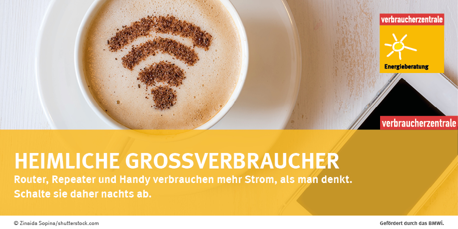 vzbv_eteam's tweet photo. Energiesparen im Haushalt: Tipps von der #Energieberatung der #Verbraucherzentrale. #Strom #Router #Handy. https://t.co/1RgFHJusJZ