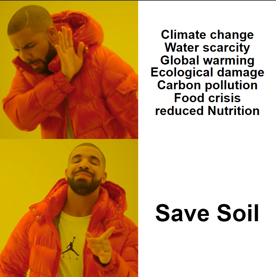 UdithKN's tweet photo. #Soil one stop solution for all !
#SaveSoil #SoilRevitalizationPolicy #SaveSoilMovement #JourneyForSoil #ConsciousPlanet https://t.co/3qzWyG1kZH