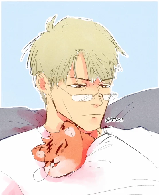"Dad who didn't want the pet" thing but it's Nanami and yuji #jjk 