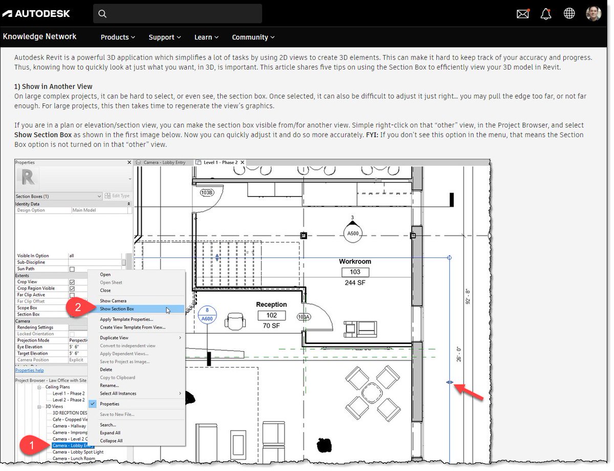 DanStine_MN's tweet image. My latest Autodesk Community Voices blog post

5 Section Box Tips for Revit bit.ly/3tPXWQu

@ADSKCommunity
