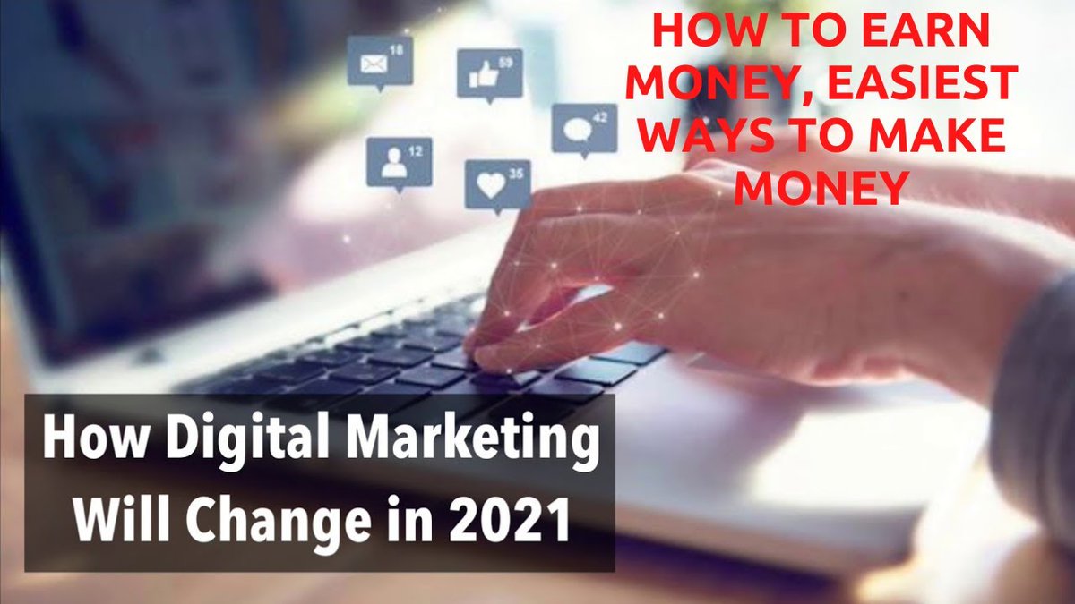 New upload - "How Digital Marketing Will Change In 2021 -How to earn money, Easiest ways to make money,"

Watch Now: youtu.be/3I9luJ4Kq5w

(Posted via TubeBuddy.com)