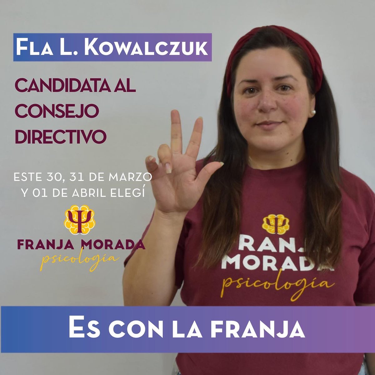 fla_lk's tweet photo. Este año es con la Franja, en psico y en toda la UNLP
#franjamorada #psicounlp 💜✨ https://t.co/wVF3eTvbVB