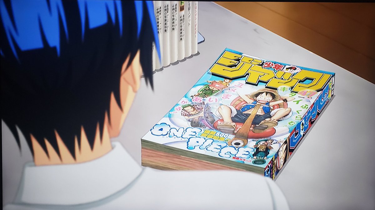 NyceOne983's tweet image. I was rewatching #Bakuman and I was taking notice of one the manga covers one of the MC's was looking at I was shocked to see the accuracy in the cover design compared to the actual real produced version. The staff on the #anime put in an amazing effort! #weeklyjump #onepiece