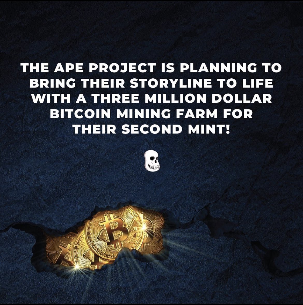 GiftOfGabsss's tweet photo. The guys at @apeprojectnft just keep setting the bar higher and higher! 

Sweep the floor on OpenSea and get in while you can! Or, just our discord https://t.co/7uQqPG4tcJ and see how you can be whitelisted for this drop!

You’re not gonna want to miss out on mining! https://t.co/Dro2QSGXhZ