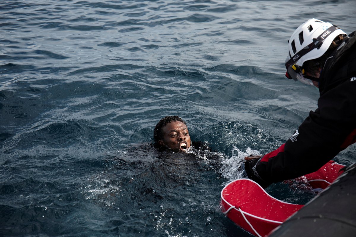 ajplus's tweet photo. At least 261 migrants and asylum seekers died or went missing crossing the Mediterranean in 2022.

The total figure is 22,788 since 2014.

The EU has:
▪️ scaled back rescues
▪️ criminalized NGO rescues
▪️ funded Libya's coast guard, linked to abuse, sexual violence, forced labor https://t.co/UQAsiFquox