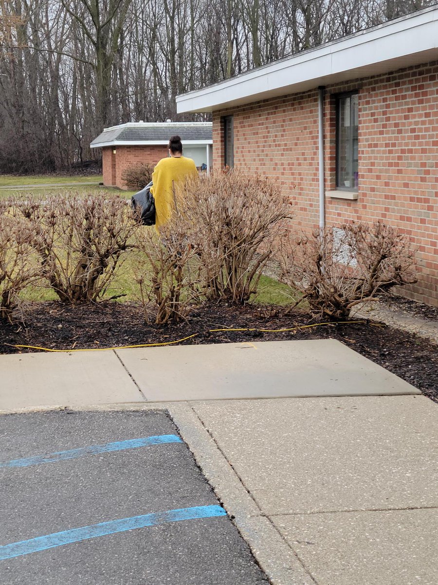 illuminateHC's tweet photo. Our leadership team at SKLD Beltline wanted to show our pride in our workplace and spent the morning cleaning up around the outside of the building. 💪🖤🗑🌱

#SKLDStrong #WeAreSKLD #SKLDBeltline #IlluminateHC https://t.co/UHCMD58tu7