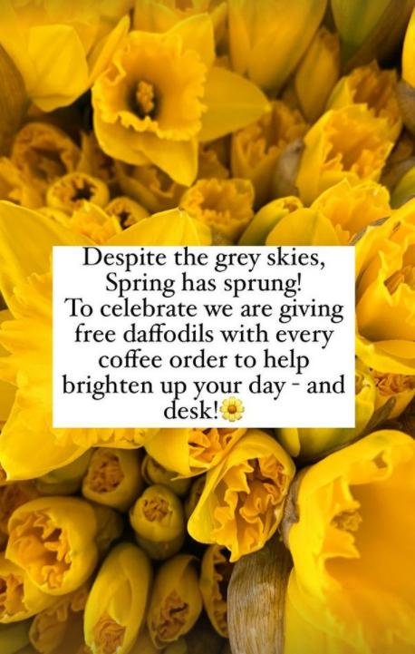 HumdingersFood's tweet image. #Hoxton #HumdingersCatering #CafeBakery #LondonCoffee #SpringHasSprung #Springtime