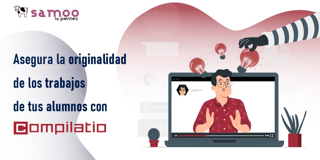 SamooElearning's tweet photo. Compilatio, el mejor software en detección de plagio.
-Seguro y fiable.
-Acompaña en todo momento para desarrollar el aprendizaje.
-Ayuda a sensibilizar el respeto del trabajo de los demás.
Adopta el enfoque @compilatio
#compilatio #samoo #antiplagio #elearning https://t.co/PtiY1BdxT2