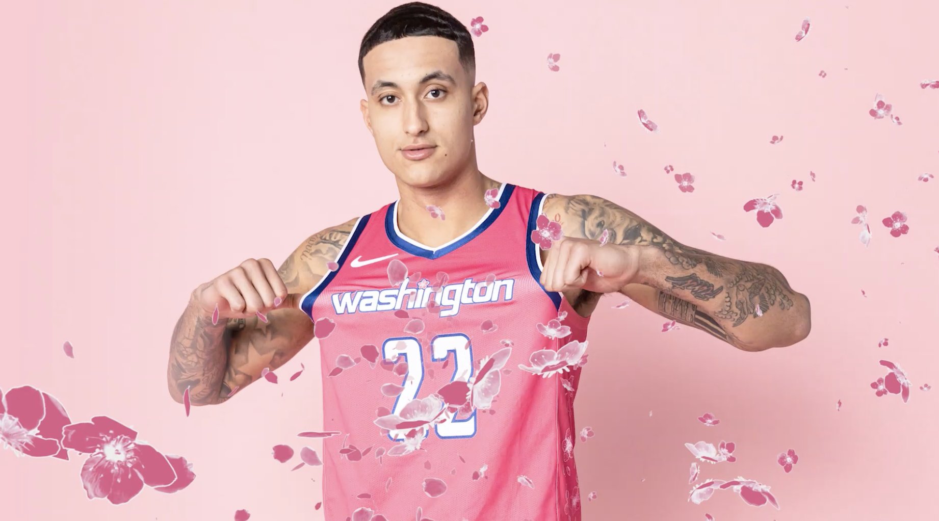 Washington Wizards 22/23 City Edition Uniform: Cherry Blossoms
