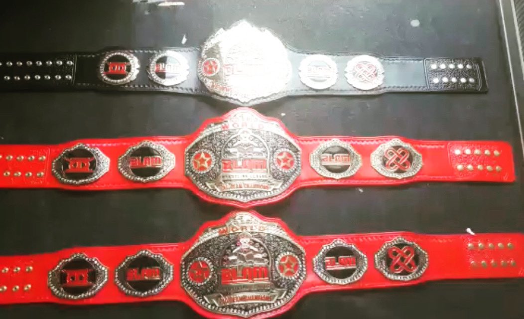 Our Wrestling Belts are finally finished.  They are on the way 💪🏾 #BLAM #BLAMWrestling