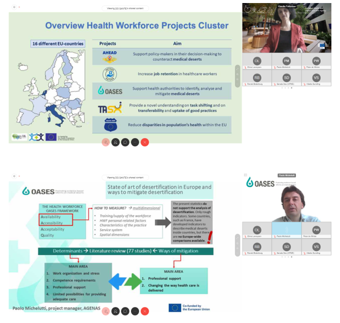 INHWE_Network's tweet photo. We're listening to our wonderful @oases_project coordinator @MicheluttiPaolo of @Agenas_Salute 🇮🇹 addressing gaps in the existing literature on medical desertification in the #EU https://t.co/FBIgtS5DHp @EU_HaDEA #OASES_Project #OASESProject #MedEd @EU_HaDEA @EU_Health @MedEdBot https://t.co/jypTEdGc9q