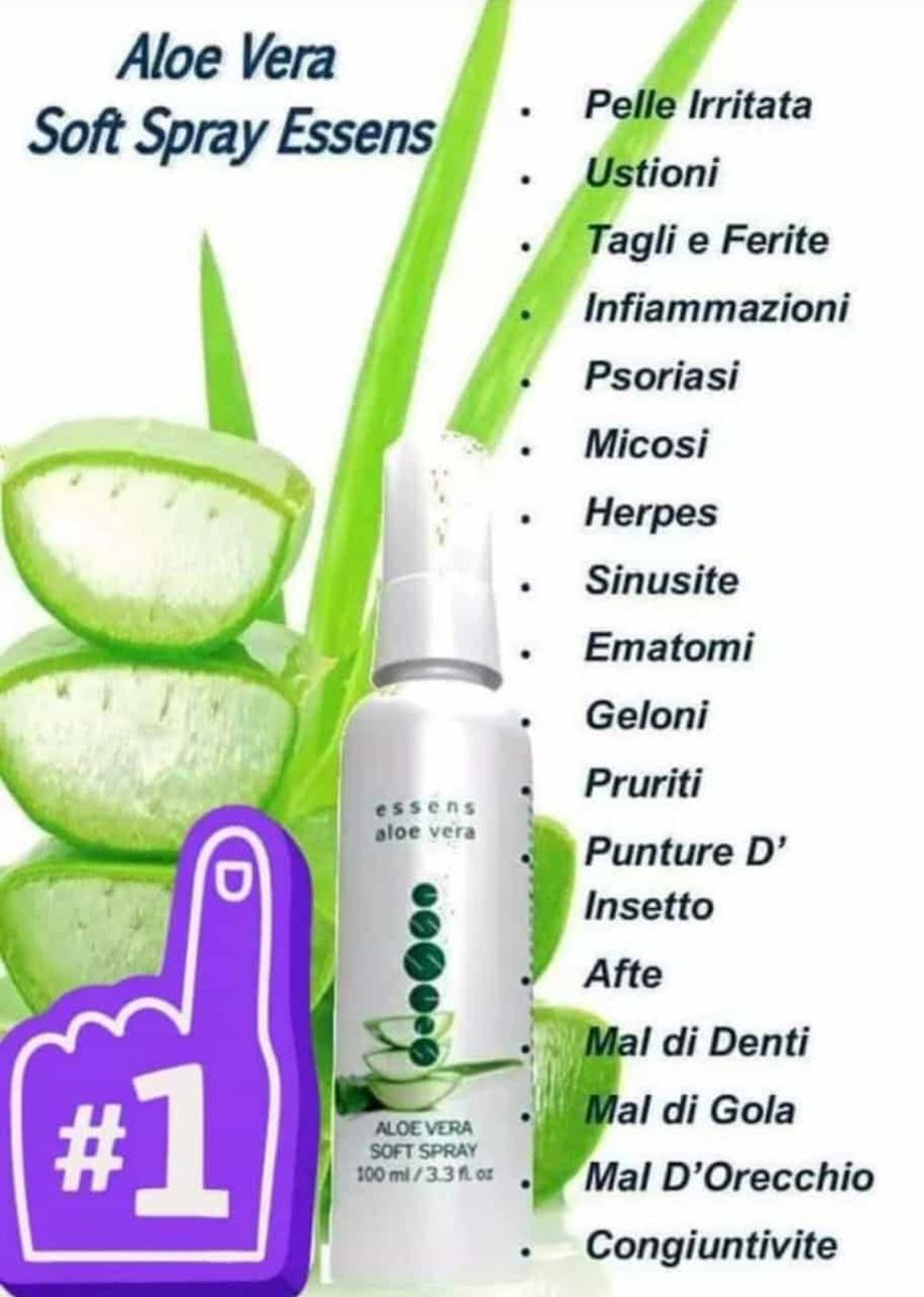 creations_made's tweet photo. La nostra linea Essens #novita2022 ci propone:
-Soft Spray all'aloe
-Crema corpo al colostro
-Olio essenziale al Rosmarino.
Per una estate protetti e abbronzati!!!!
Chiedi info:
351.51.58.598 Marzia
Info@creationsinfinity.it 

#essens #estate #aloevera https://t.co/Xs8VK9ZTGt