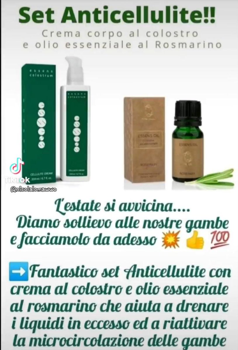 creations_made's tweet photo. La nostra linea Essens #novita2022 ci propone:
-Soft Spray all'aloe
-Crema corpo al colostro
-Olio essenziale al Rosmarino.
Per una estate protetti e abbronzati!!!!
Chiedi info:
351.51.58.598 Marzia
Info@creationsinfinity.it 

#essens #estate #aloevera https://t.co/Xs8VK9ZTGt