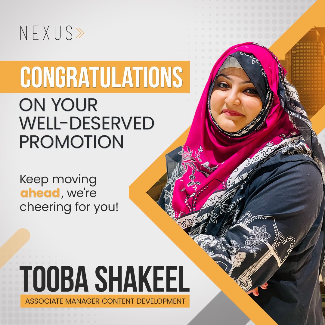 nexuscorp_ltd's tweet photo. We want to congratulate every one of you. You worked hard, and it has now paid off! Congratulations to all of you on your new job roles. We believe you will keep up with the excellent work and continue to achieve success at Nexus.

#Nexuslife #Nexusfamily #Nexuscorporation https://t.co/IsL6Uzr7mN