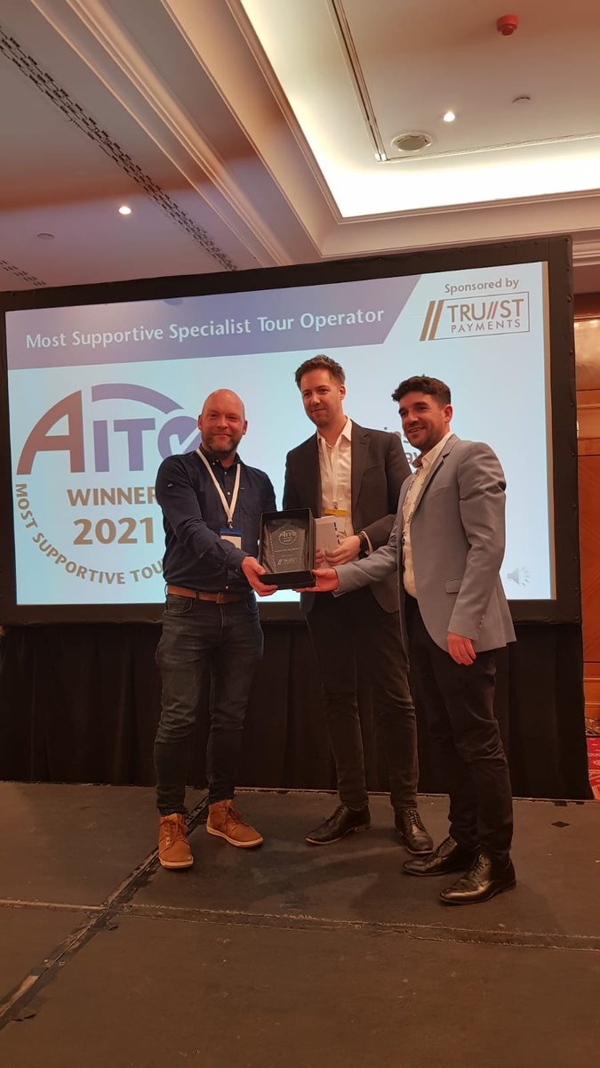 Congratulations to <a href="/InsideJapan/">InsideJapan Tours</a> and <a href="/InsideAsiaTours/">InsideAsia</a> for winning Most Supportive AITO Specialist Tour Operator of the year 2021! As voted for by our own AITO Specialist Travel Agents.
#AITOAwards21
