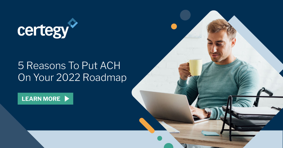 Certegy's tweet photo. ACH is an important part of your payment mix and often overlooked. 

Learn more: https://t.co/k63E4e5LRB

#ach #payments #fintech #openbanking https://t.co/CCoEFSEZFQ