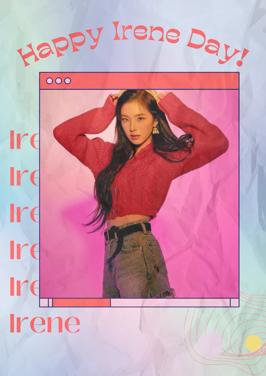 revesisters's tweet photo. pacnxia na late pero hbd pa ren bhie @rvs_irenebae lahams ka namin so muchhh ♥️
#HappyIreneDay https://t.co/WGLNlHlv8n