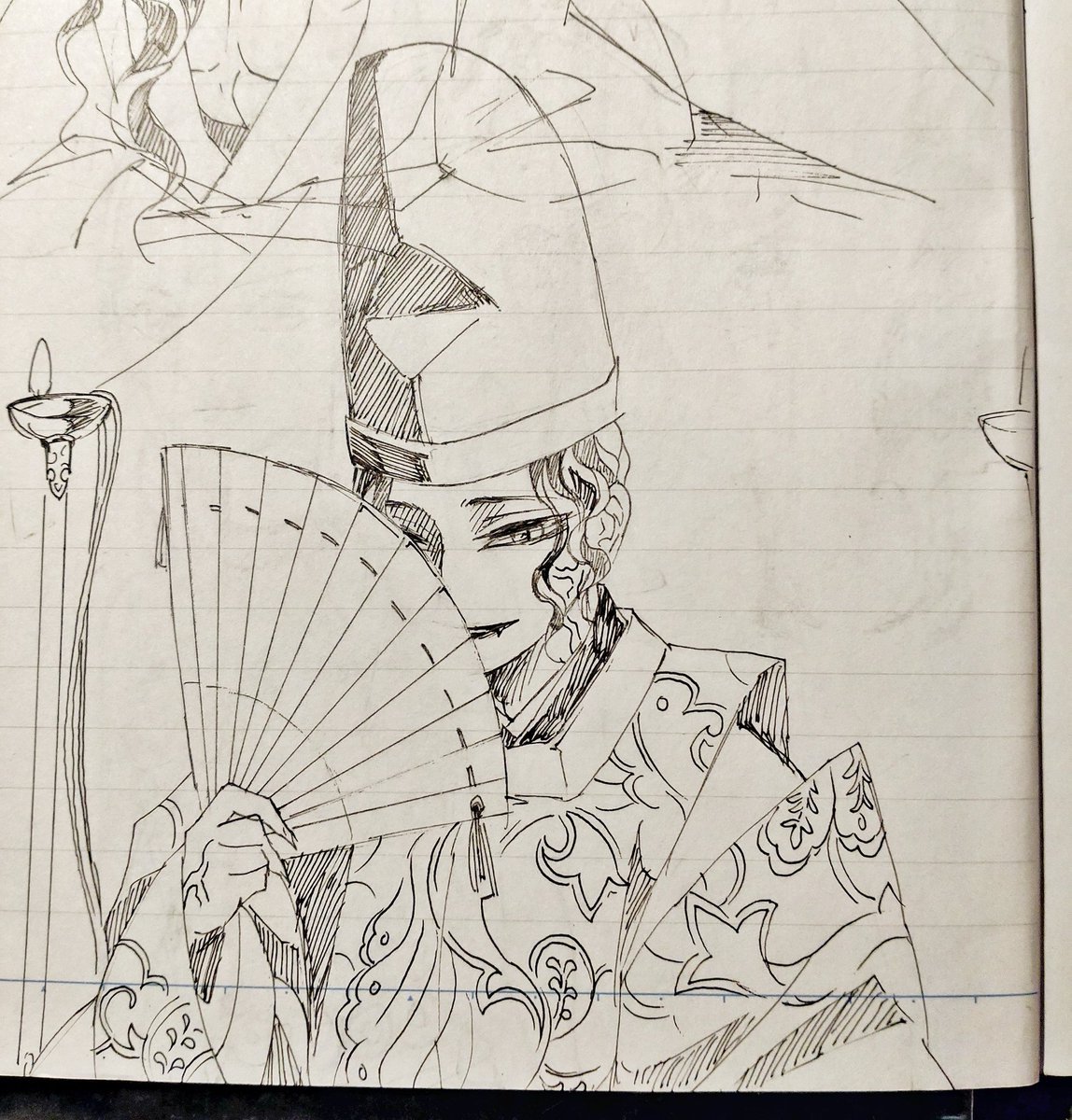 アナログらくがき
鬼堕ち前と鬼堕ち後 