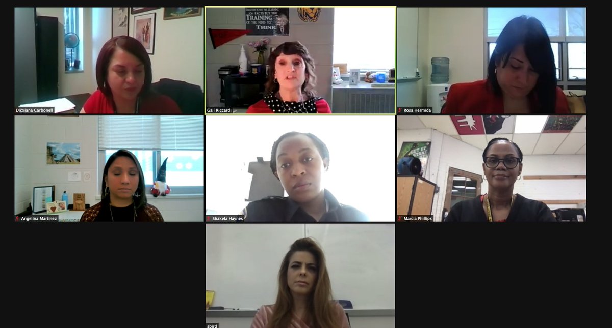 schools_essex's tweet photo. Essex County Schools of Technology host its Women's History Month Celebration. Thank you Ms. Carbonell, Ms. Hermida, Ms. Haynes,  Ms. Martinez, Ms. Riccardi, Ms. Phillips, &amp; Ms. Pallis for their inspiring insight on the obstacles and triumphs women experience in our society. https://t.co/bXSZMsf6J5