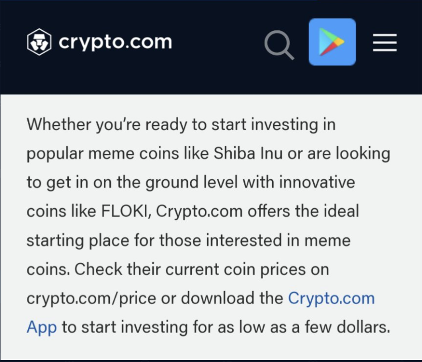 CryptoHitmann's tweet photo. YOOOO @cryptocom you about to list $FLOKI 🐶!?

Good Choice, Just DO IT! https://t.co/1NVc0vS5Fs