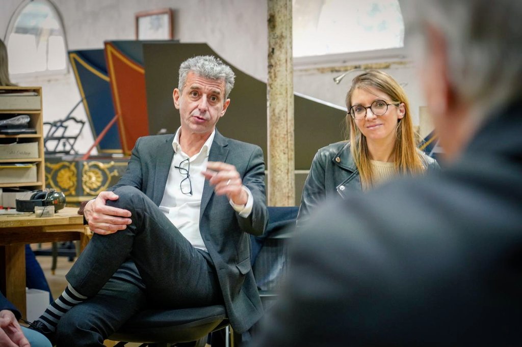 Avec <a href="/DemoulinEM/">Nicolas Démoulin</a> à Montpellier pour échanger avec les acteurs culturels du territoire : éducation artistique et culturelle, diversité culturelle, écoles et conservatoires, lien entre Etat et territoires.