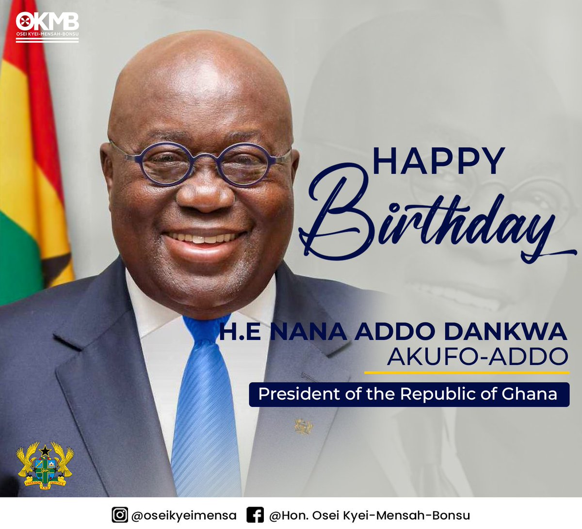 Happy birthday H.E. <a href="/NAkufoAddo/">Nana Akufo-Addo</a>