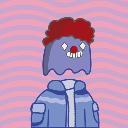 RetroGhosts_NFT's tweet photo. A Clownnnn! clowning around 
Discord:https://t.co/uvRyBoB2vT https://t.co/RYRzjjyVvO