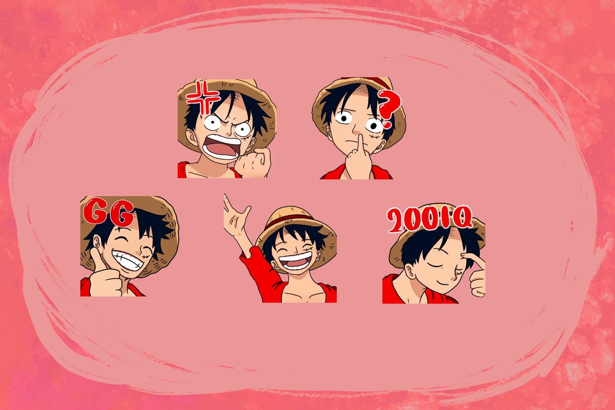 Ruffy Twitch Emotes für <a href="/bucherVAL/">bucher</a>
———————————————
Ich möchte für mein etsy anfangen Anime emotes tu malen welche Charakter wünscht ihr euch ?💙🦋
