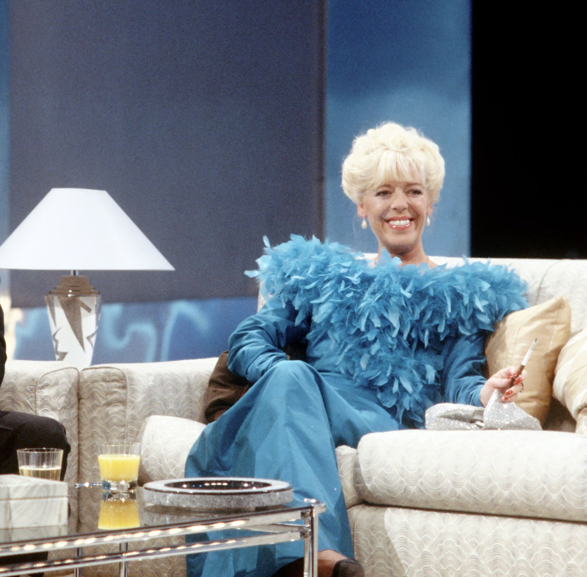 Happy 80th birthday to Julie Goodyear. Image from an appearance on the Des O\Connor Show in 1987. 