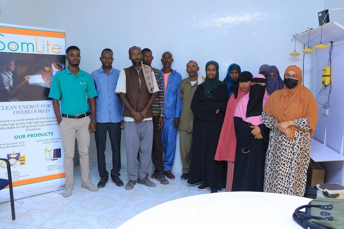 SomLite's tweet photo. We held sales acceleration training for our sales agents from 10 different villages in Somaliland. The purpose of this training was to enhance the efficiency and effectiveness of our sales strategy. https://t.co/o7AoJ2zyim