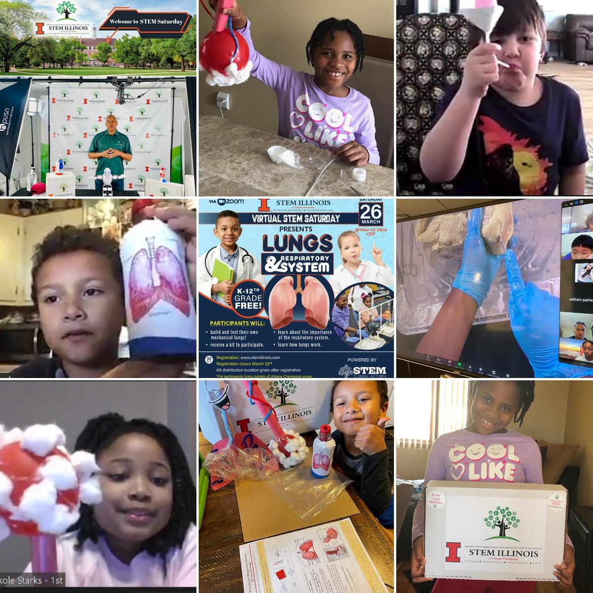 calvinmackie's tweet photo. functional mechanical lungs. This is what #STEMEngagement looks like! #STEMGlobalAction is coming to your community soon! 

Students also observed the dissection of a sheep pluck by former @STEMNOLA intern and staffer and now  LSU medical student, LaMiah Hall. https://t.co/p4sgJmBnoY