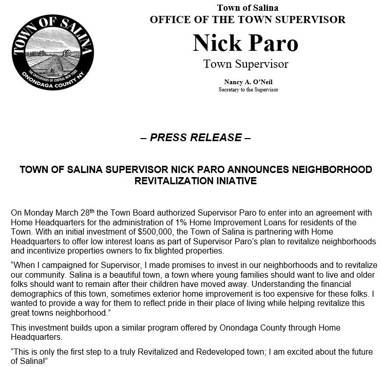 TownofSalina's tweet photo. https://t.co/ixQCiZSFzR