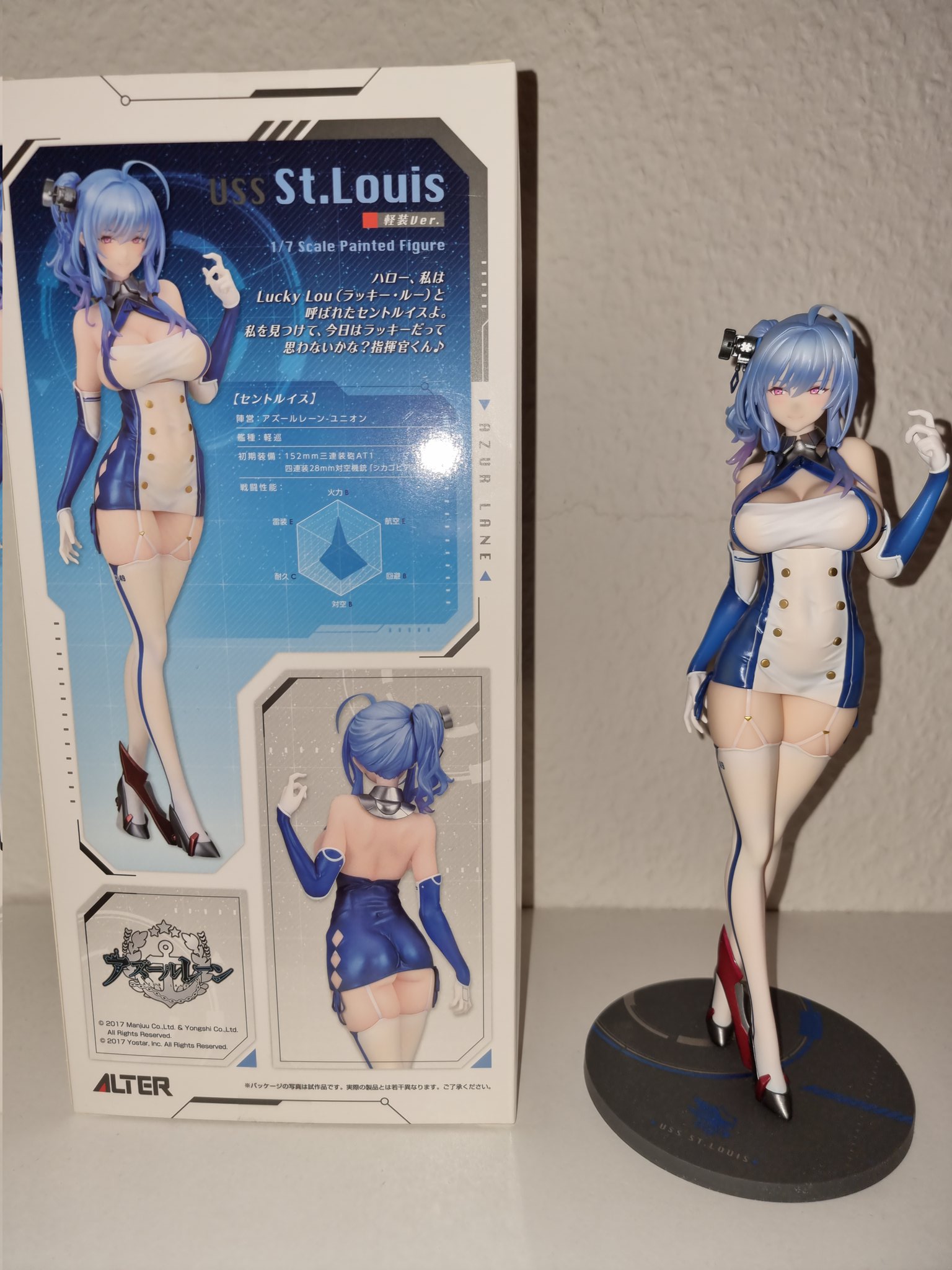 The Speed Factory on X: The reason why I made the livery for the Mustang I  uploaded yesterday is because I finally got my Azur Lane St. Louis figure I  order so