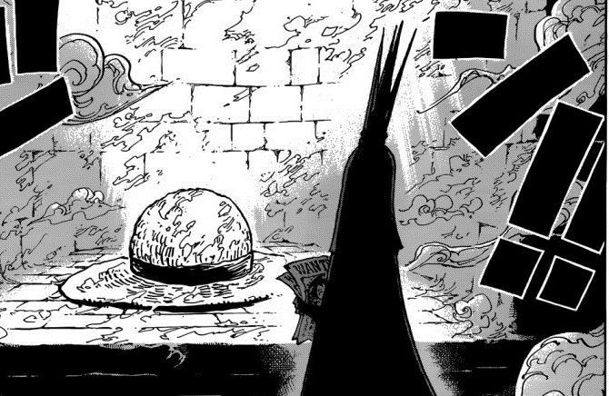 Hey twitter, Dumb Boy theories here!
Most assume Joyboy was a giant and that was his giant hat.
WRONG.
The hat is normal, it is Imu who is small. Look at them holding those Vivi and Luffy stamps. So cute.
Thanks for coming.