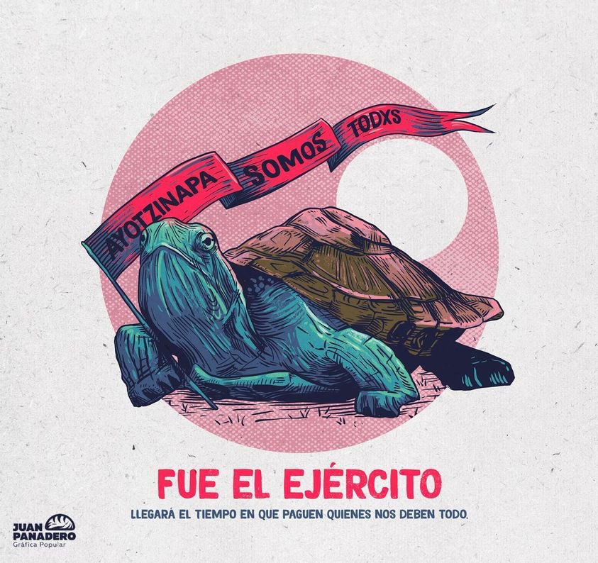 LaComunaMex's tweet photo. Ayotzinpa somos todxs. https://t.co/L8GKa7IxOz