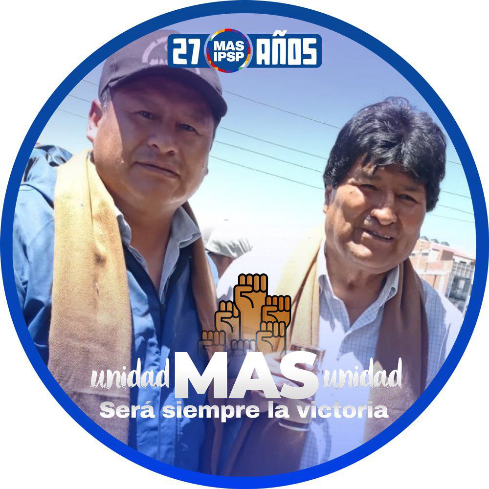 BoliviaExpress's tweet image. #BOLIVIA 🇧🇴 ANIVERSARIO DEL MOVIMIENTO AL SOCIALISMO - INSTRUMENTO POLÍTICO POR LA SOBERANÍA DE LOS PUEBLOS.
La fuerza política más grande de la historia de Bolivia. Fundado un 27 de marzo de 1.995 en Congreso Nacional de Tierra y Territorio, en la ciudad de Santa Cruz
Jallalla🇧🇴