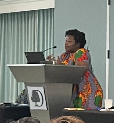 Gia333's tweet photo. Germaine Jenkins @FreshFutureFarm at SCPHA, “I thought I was creating community, turns out I was doing public health, they are one and the same.” ❤️ https://t.co/9lVHHbXG3S