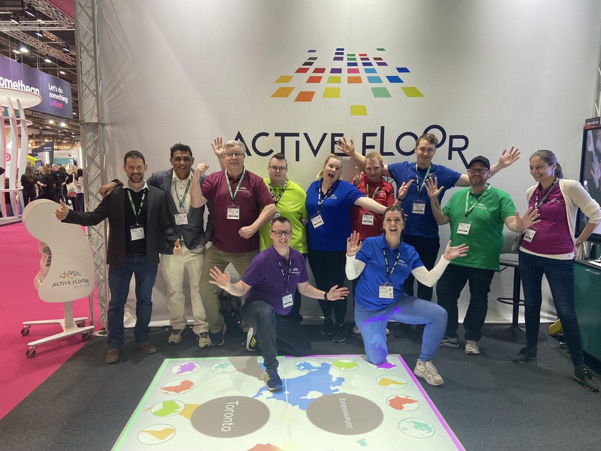 What a marvelous week!🤩 We are so grateful that we got to present ActiveFloor at the largest community for EDTECH - the Bett Show - again this year. It was a wonderful time showing our interactive floor to you all.🏆 #Bett2022