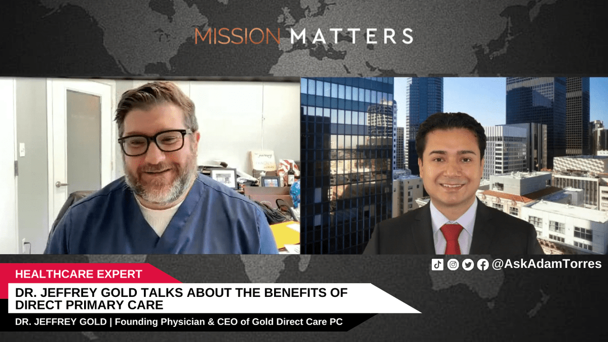 DPC Coalition (@dpccoalition) on Twitter photo Great to see Dr. Gold from <a href="/GoldDirectCare/">Jeffrey Gold MD</a> discussing direct primary care with <a href="/askadamtorres/">Adam Torres</a>! #DPC Great to see Dr. Gold from <a href="/GoldDirectCare/">Jeffrey Gold MD</a> discussing direct primary care with <a href="/askadamtorres/">Adam Torres</a>! #DPC