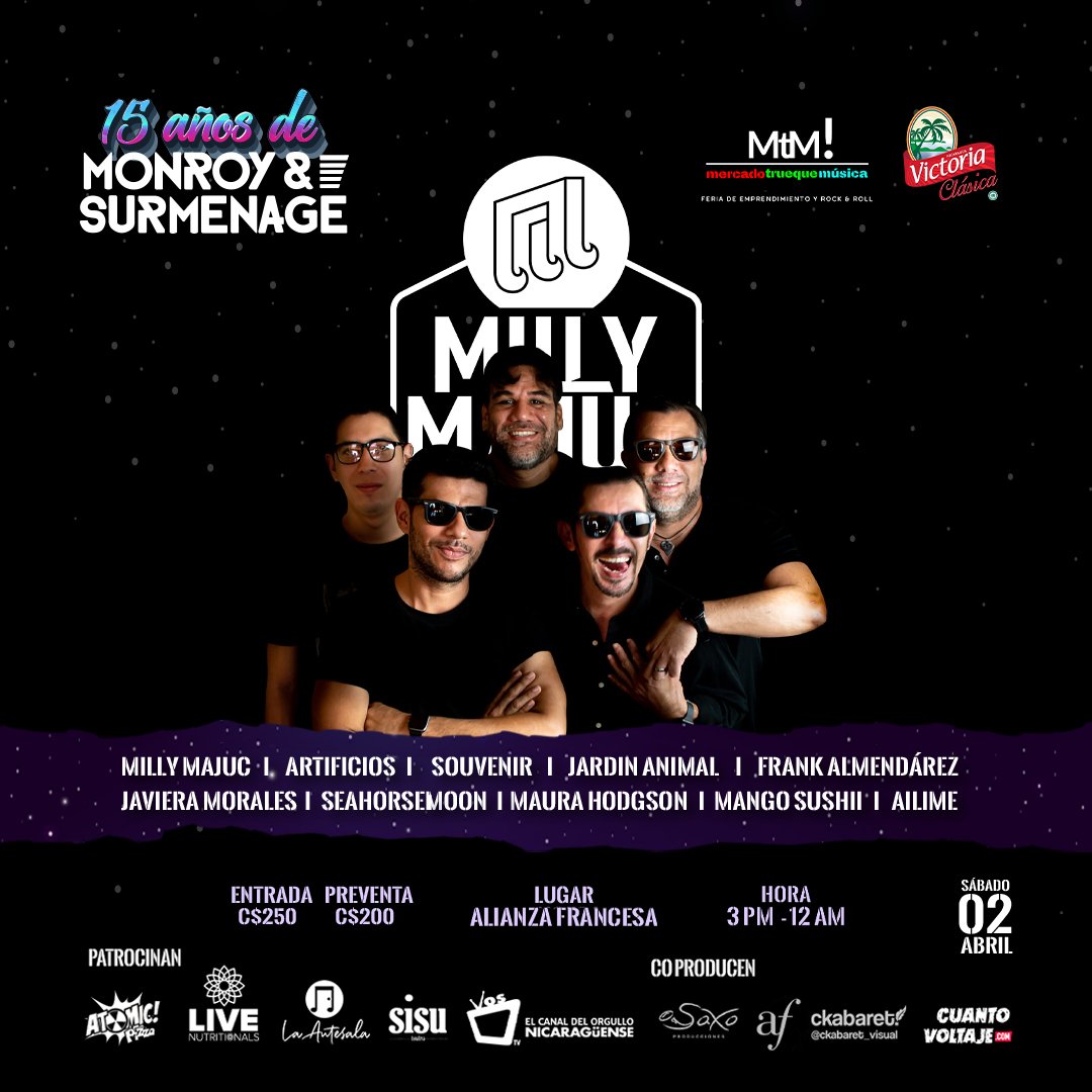 ¡Qué pajo! Estamos a pocos días de esta gran celebración en la Alianza Francesa. Estaremos rifando 2 entradas individuales hoy por la mañana, atentos.