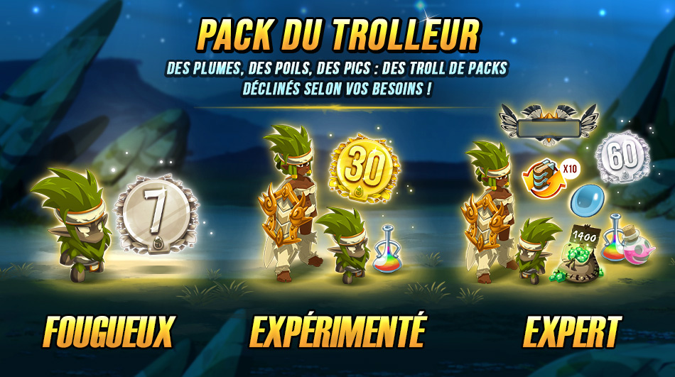 DofusTouch's tweet photo. 🍿 Il est l’heure de vous présenter nos trois déclinaisons du Pack du Trolleur !

🔃 RT+Follow pour tenter de gagner le pack expert !

▶️ https://t.co/KGKVyP8Amh https://t.co/2E9paOMdlk