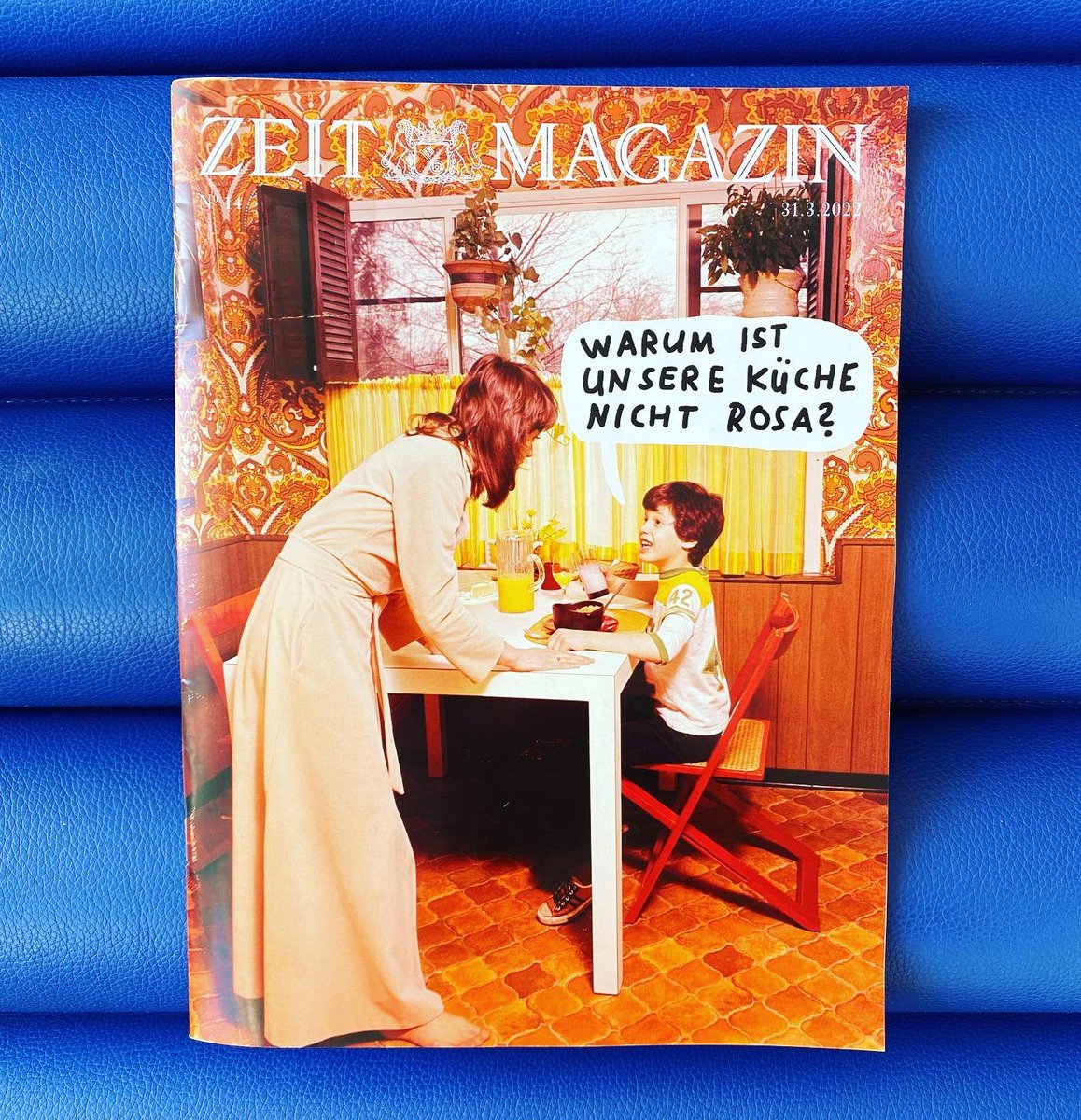 ch_amend's tweet photo. „Warum ist unsere Küche nicht rosa?“ - „Weil wir Geschmack haben, Schatz“. Ein #ZEITmagazin-Cover von Max Kersting https://t.co/5kz8CXeQpb
