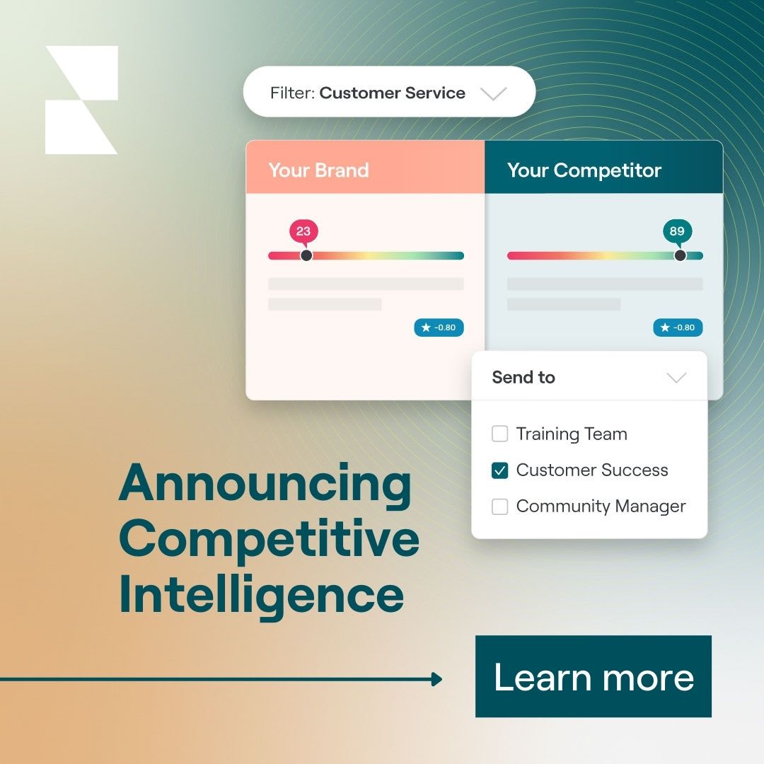 Reputation_Com's tweet photo. Big news! Announcing Competitive Intelligence by Reputation. The solution you need to analyze competitors’ ratings &amp; reviews, compare performance and identify new opportunities. https://t.co/mkAwCBs7kX 
#competitiveinteligence #productlaunch https://t.co/MVZnKZLEkD