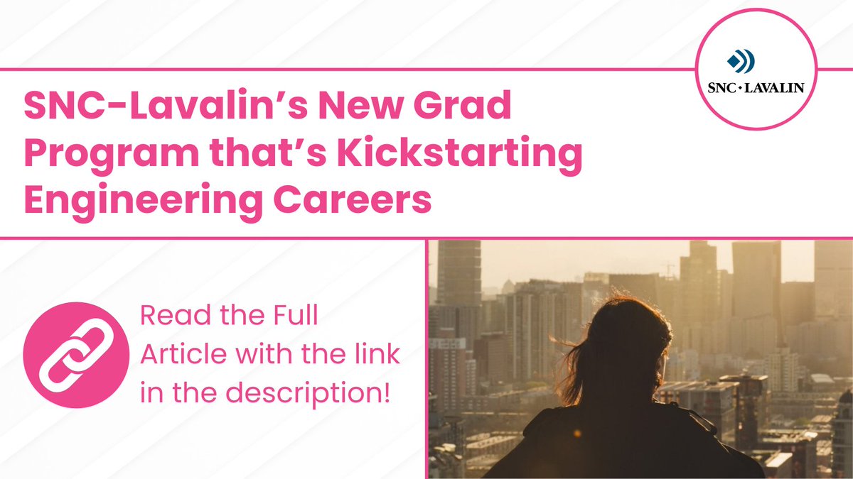 TalentEgg's tweet photo. #ENGINEERS! We have an incredible 🇨🇦 #Canadian #NewGradProgram for you!

@SNCLavalin’s #GraduateProgram will set you up for success in the 🔩 #EngineeringIndustry. 

👂 Hear from experienced engineers why this is the best way to 🚀 kickstart your #career➡️ https://t.co/rDA7Wf0NLI https://t.co/D4D7d556mi