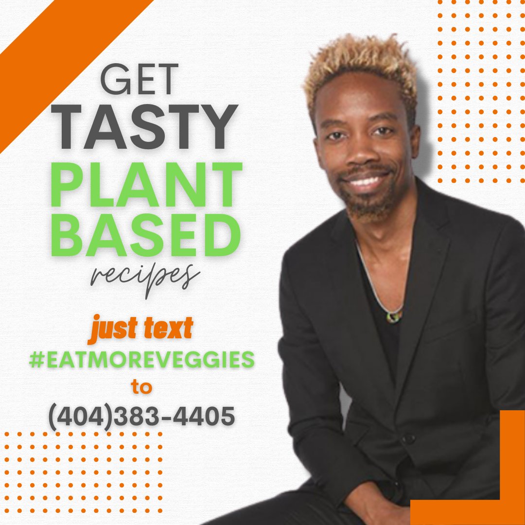 ChefEdHarris's tweet photo. Get Tasty Plant-based recipes just by sending a text! Text #eatmoreveggies now!⁠
⁠
#chefed #plantbased https://t.co/9CgJu0fli7