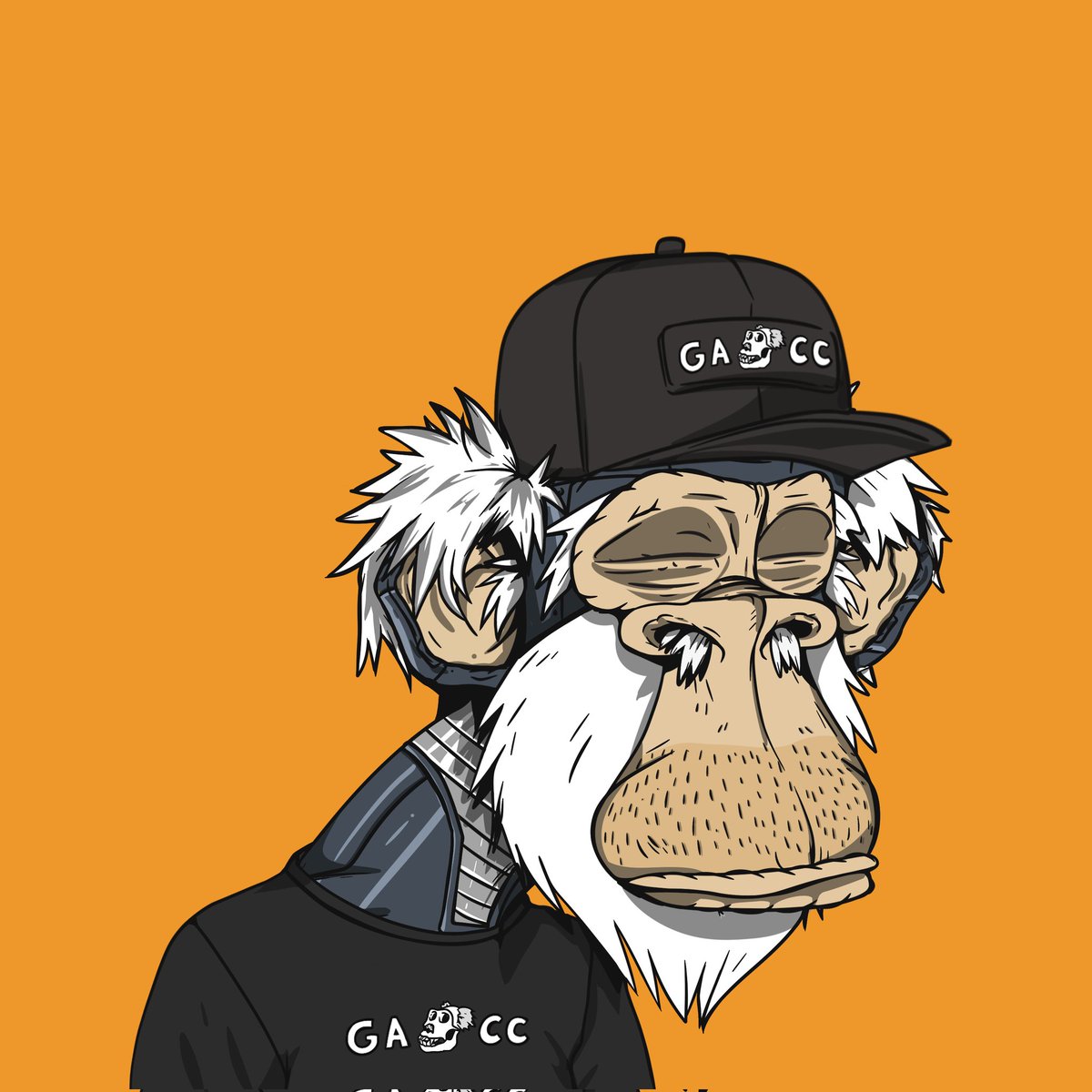 DGT8_'s tweet photo. GM @gargrifter,

Appreciate the very smooth transaction! 

I hate to see this Ape + his M1 &amp; M2 Serums go.

But I know he will be in good hands. 

I look forward to seeing his Mutant versions soon! 

🦍🧪🤝🦍🧪

@GrandpaApeCC
#GACC
#DoubleMerch 🧢👕 https://t.co/LWqwHiLznm