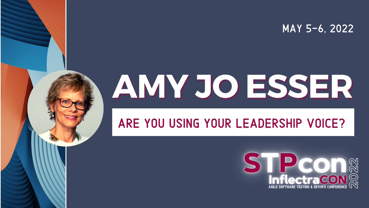SoftwareTestPro's tweet photo. Are YOU Using Your Leadership Voice❓
Join @ajesser as she explores the importance of having a leadership voice and how to use that voice to influence others and exude confidence.
Only at #InflectraCON2022❗👉https://t.co/bTnzB51SDm https://t.co/VzkZcBhGVZ