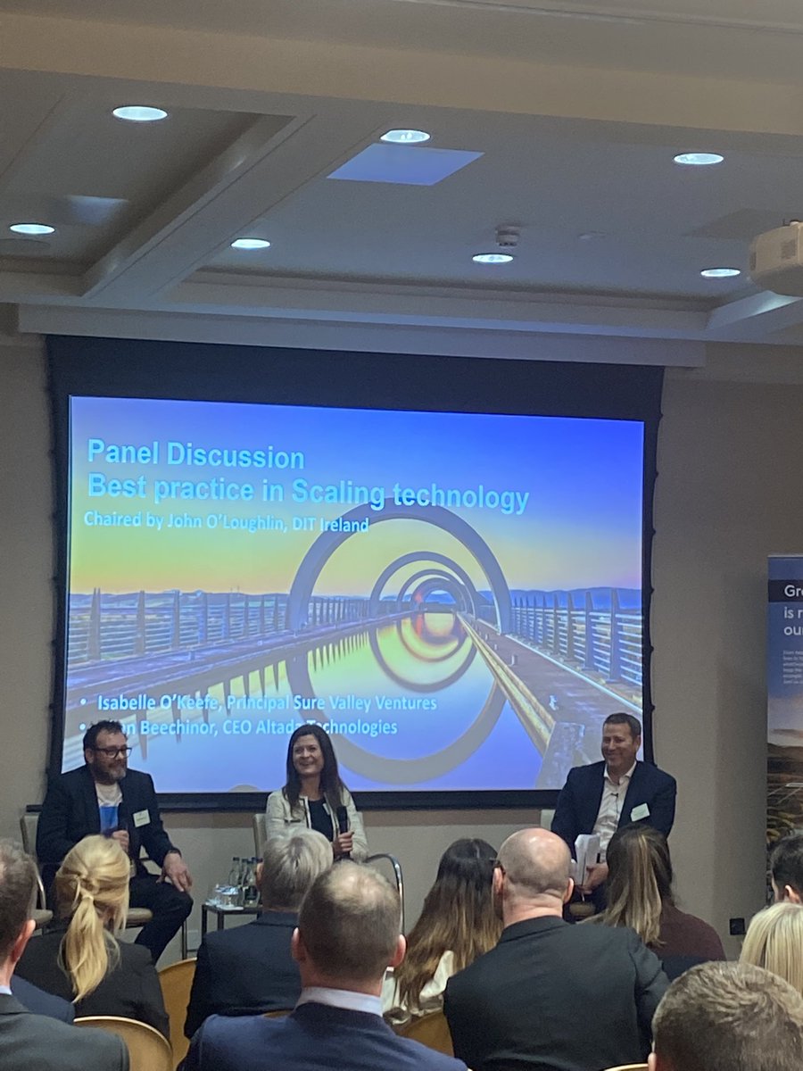 AltadaSolutions's tweet photo. Our CEO @BeechinorFallan is joined by Isabelle O’Keefe from Principal Sure Valley Ventures today for a panel discussion discussing Best Practice in Scaling technology #AIpossible #ScalingTechnology https://t.co/PlBc4bwAJX