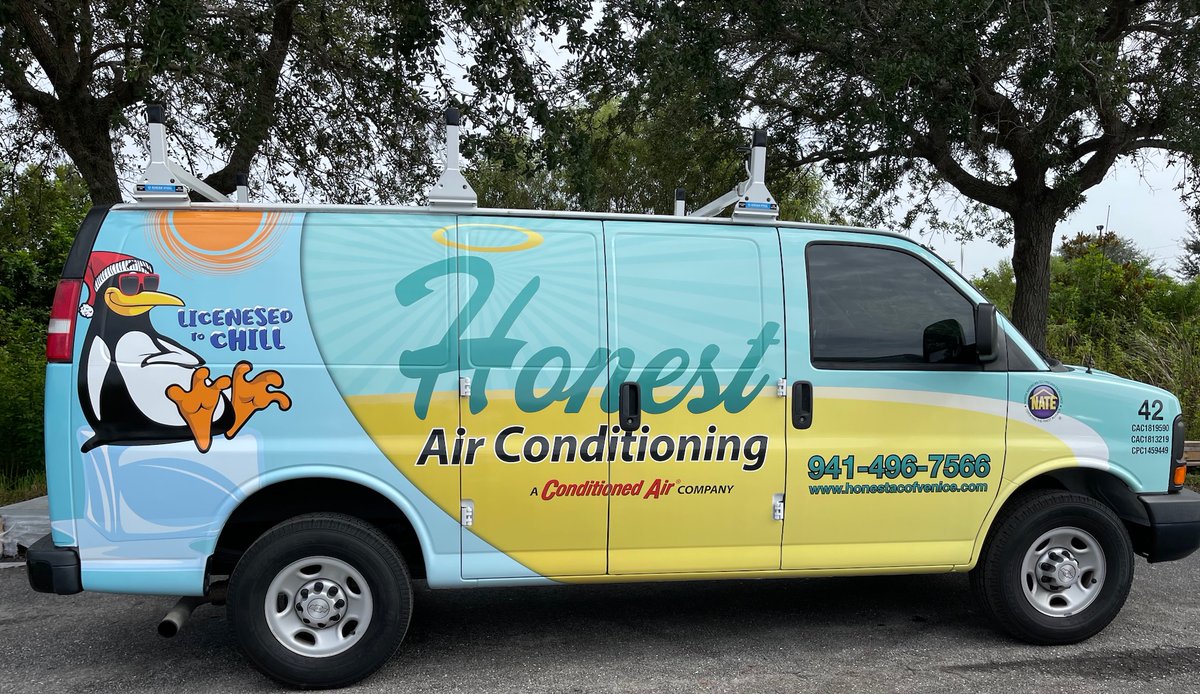 HonestACVenice's tweet photo. Have you seen our new vans around town? 😎 https://t.co/scYc7MJDnK